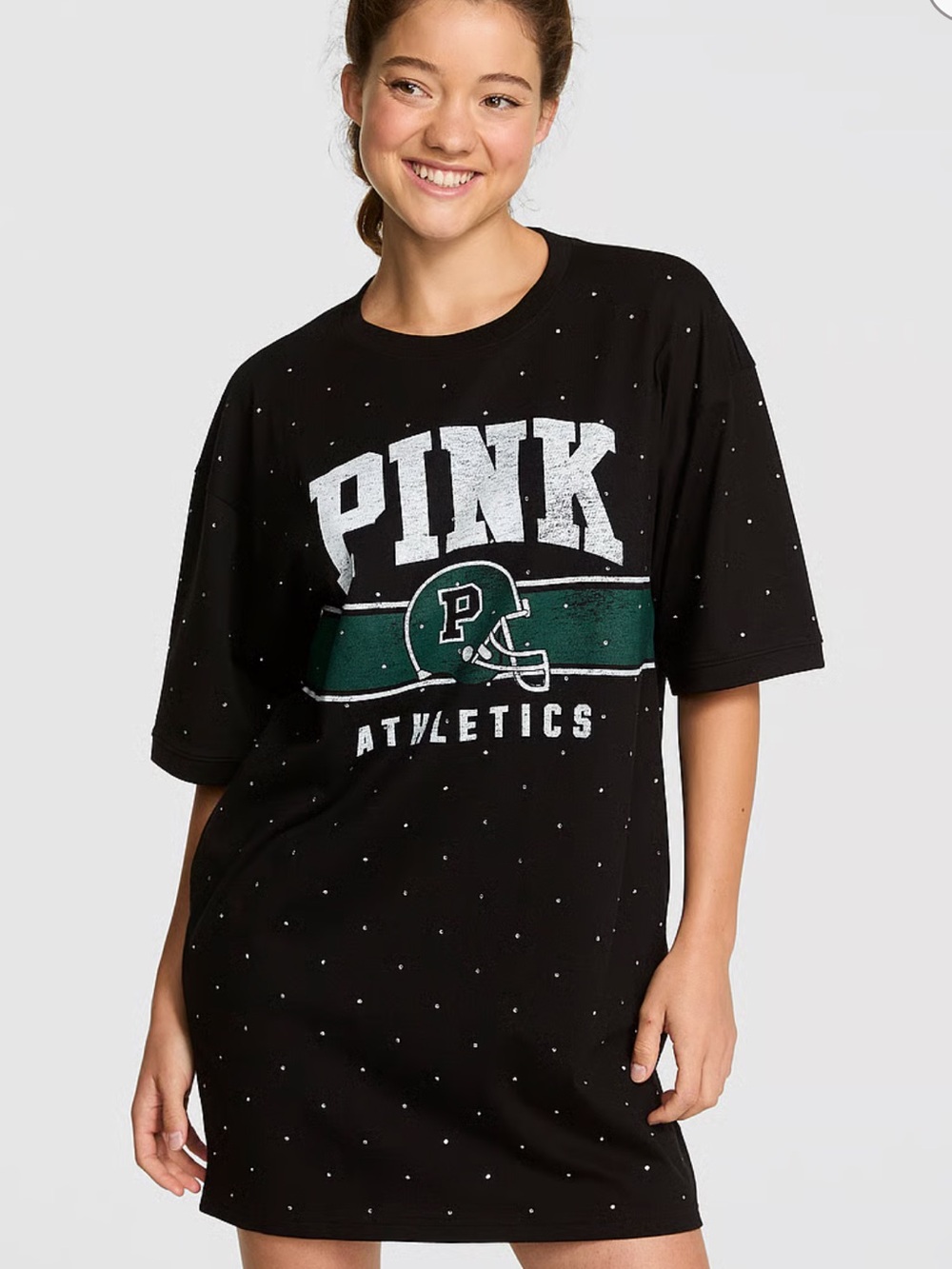 PINK Victoria's Secret Bling Football Tee Dress